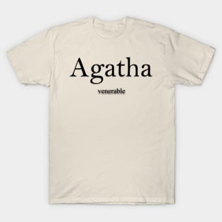 Agatha Name meaning T-Shirt